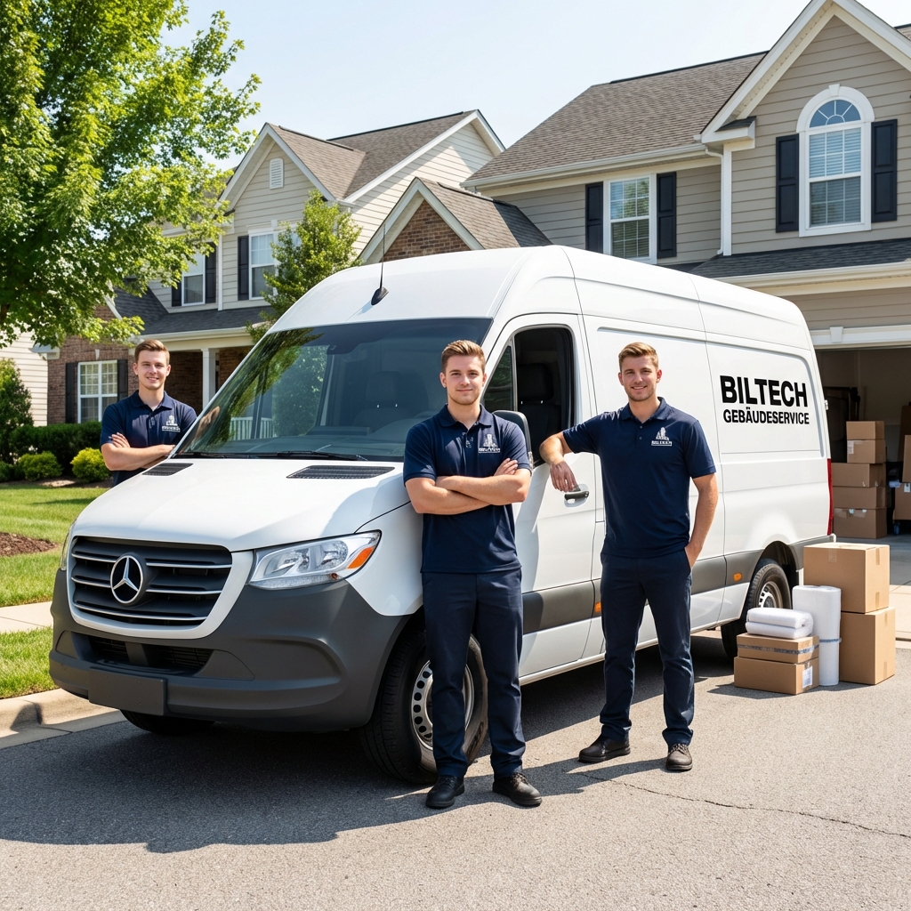 Unser Team mit Transporter